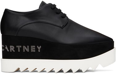 Sneakers og sko Stella McCartney Elyse Logo Platform Derbys Sort | 800004W0YG0, 0