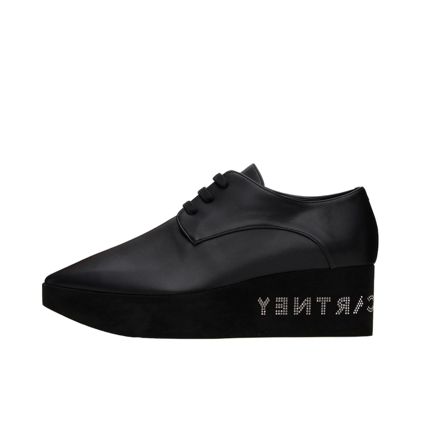 Sneakers og sko Stella McCartney Elyse Logo Platform Derbys Sort | 800004W0YG0