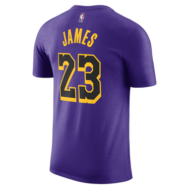 T-shirt Jordan Los Angeles Lakers Statement Edition NBA T-Shirt Lilla | DV5778-511, 1