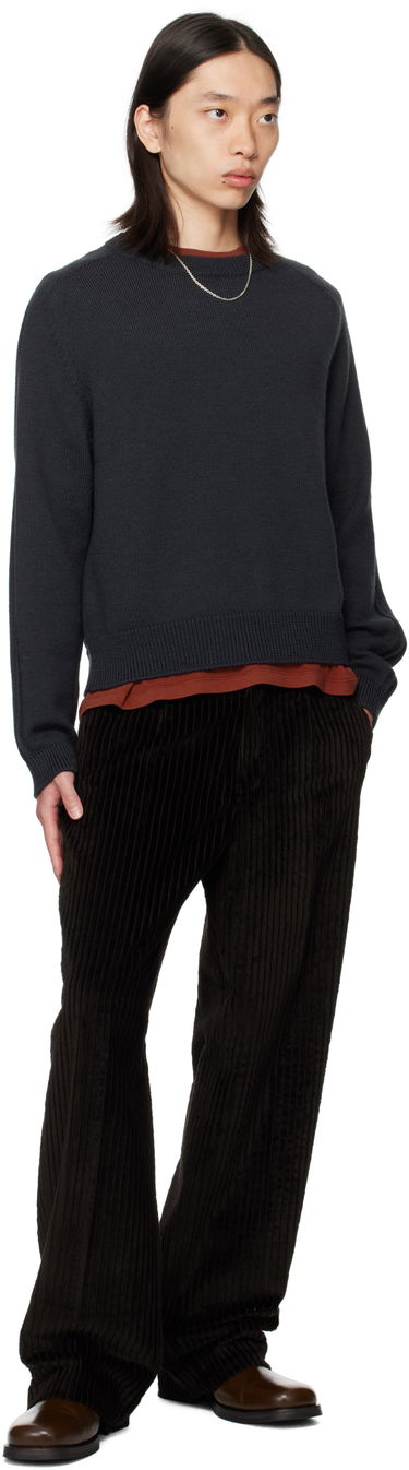 Sweater OUR LEGACY OUR LEGACY True Roundneck Sweater Mørkeblå | M4253TO, 3