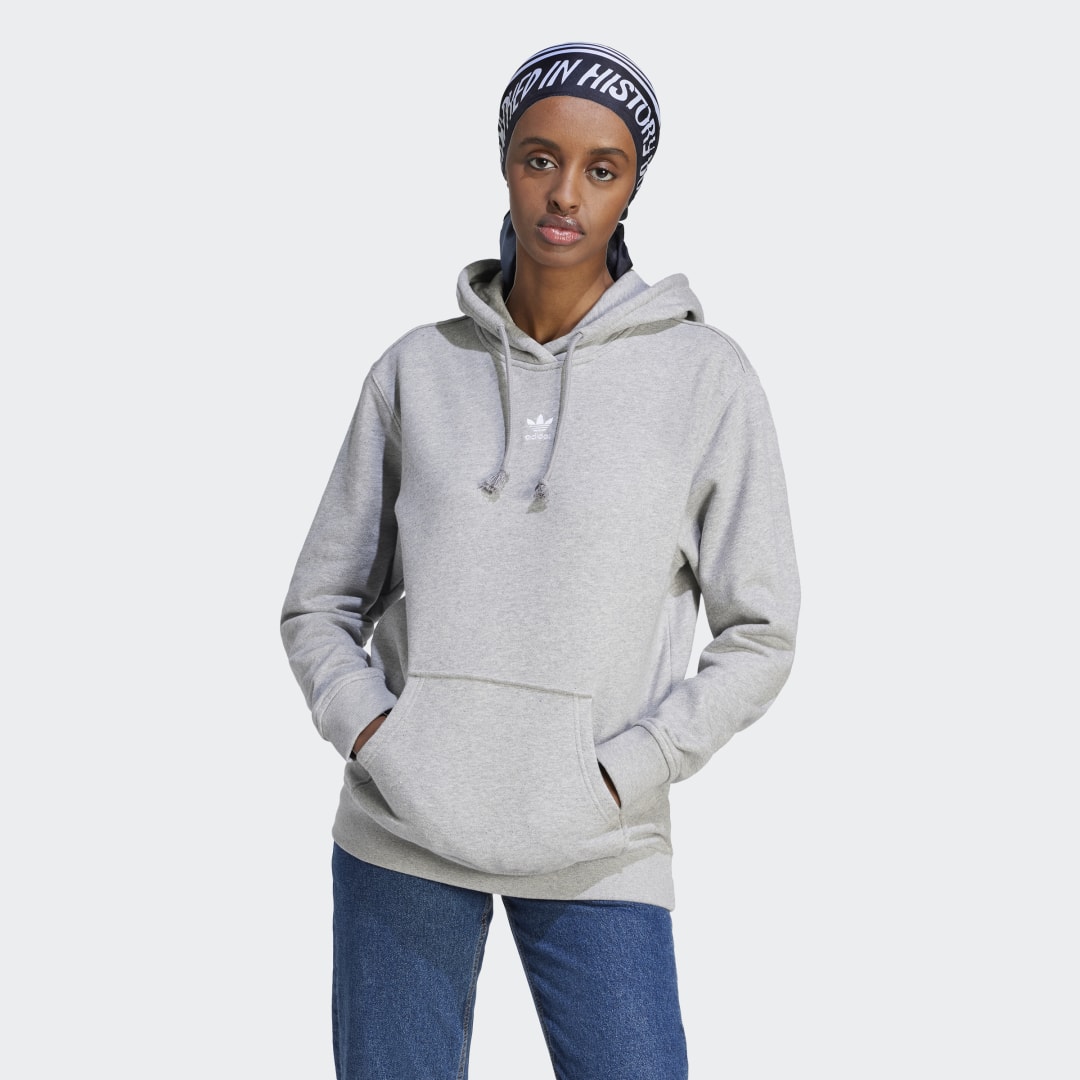 Sweatshirt adidas Originals Adicolor Essentials Regular Hoodie Grå | IJ9760, 0