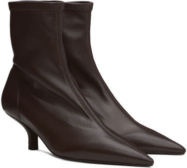 Sneakers og sko TOTEME 'The Heeled Sock' Kitten Heel Boots Brun | 244-WAS0161-LE0089, 3