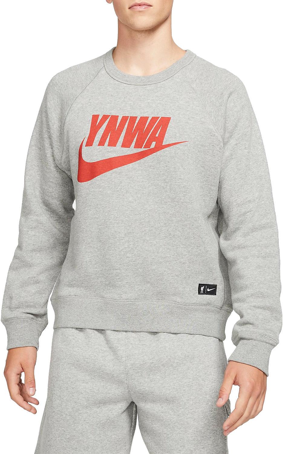 Sweatshirt Nike FC Liverpool Crew Grå | dd9747-002, 0