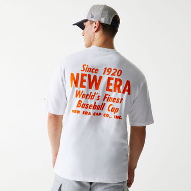 T-shirt New Era New Era Finest Graphic Tee Hvid | 60684381, 6