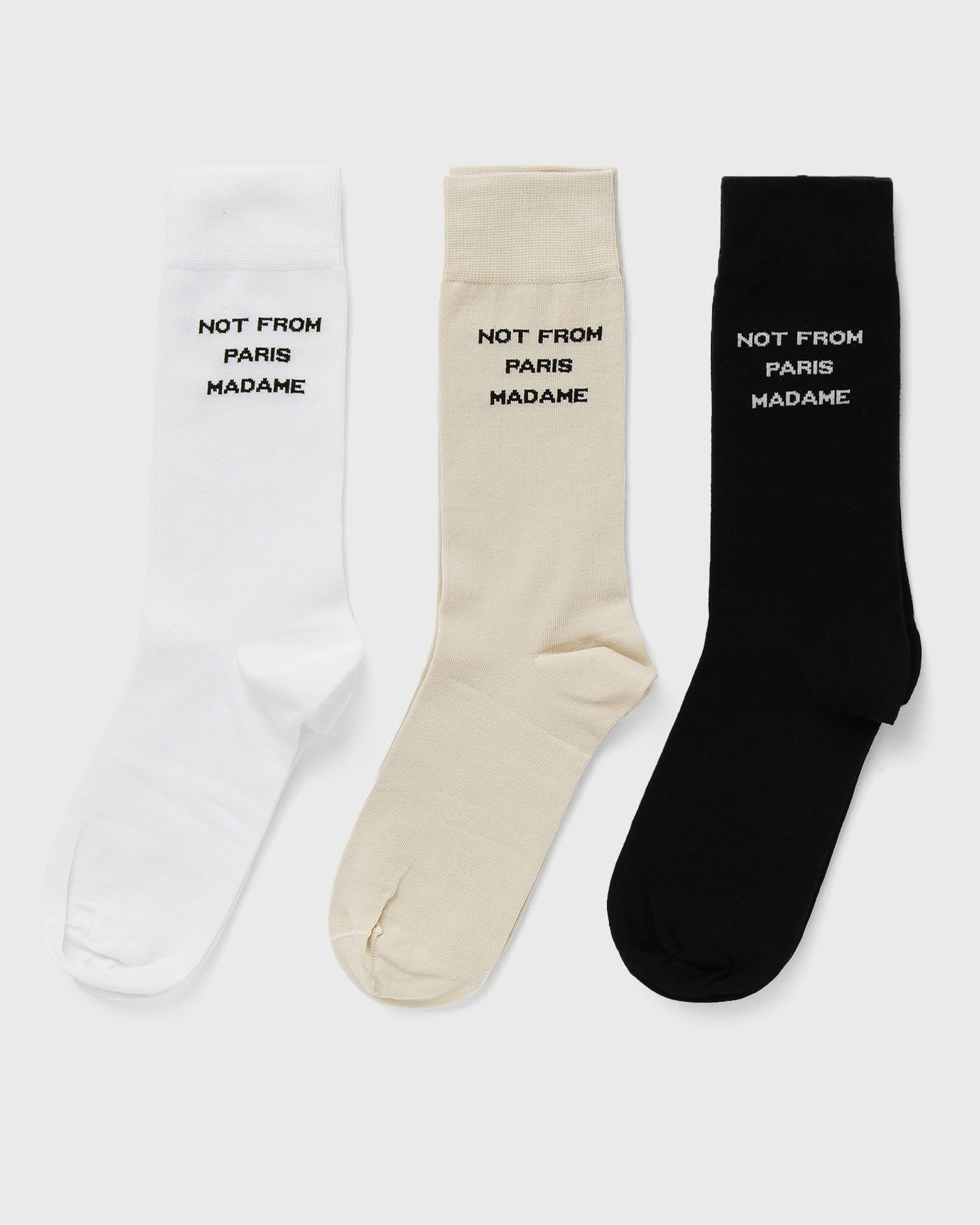 Sokker Drôle de Monsieur Le Pack de Chaussettes Slogan Flerfarvet | PERM-SK101-CO024-MC, 1