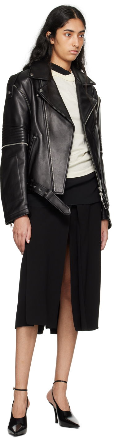 Bomberjakke Helmut Lang Helmut Lang Astro Biker Jacket Sort | O05HM103, 3