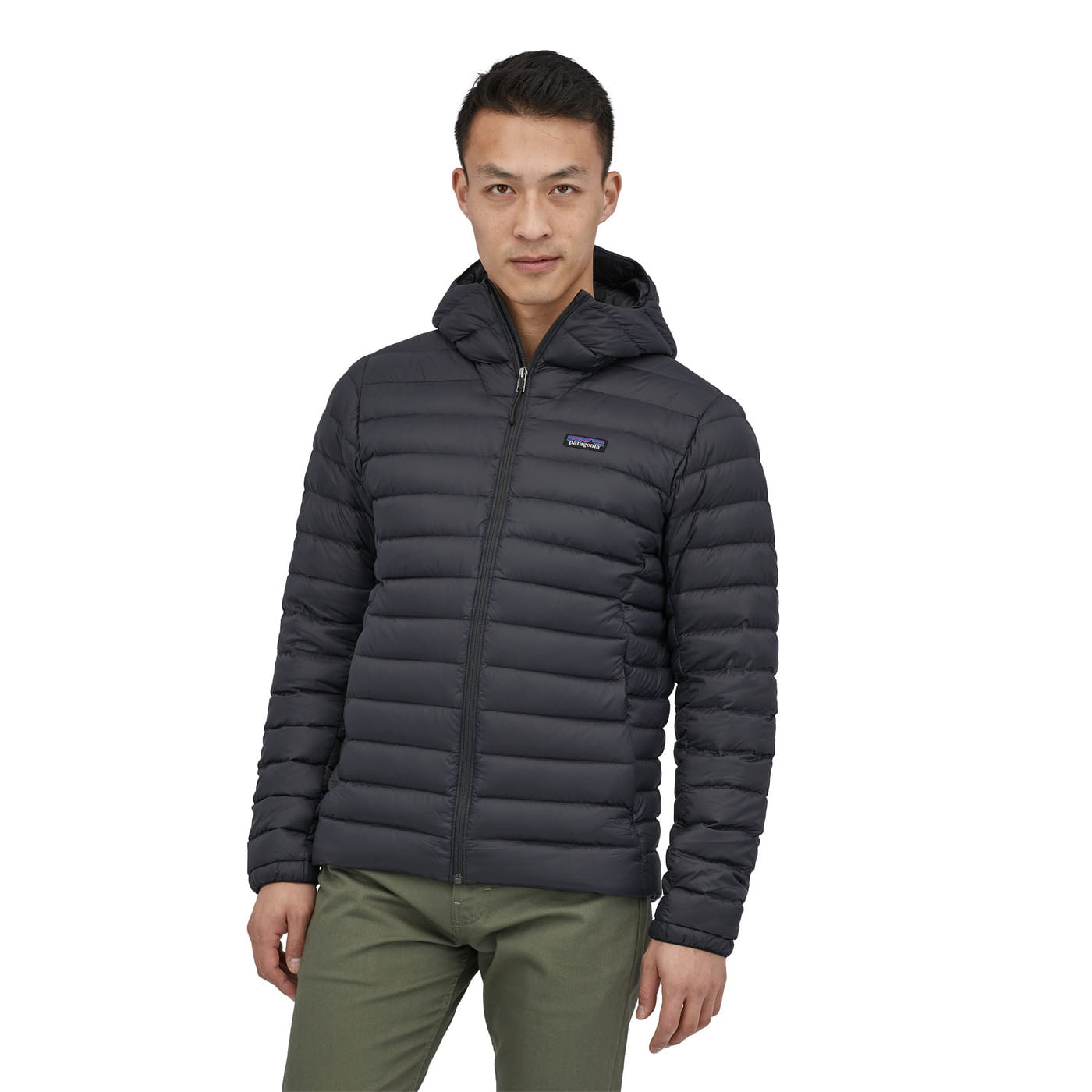 Jakke Patagonia Down Sweater Hoody Sort | 84702 BLK, 0