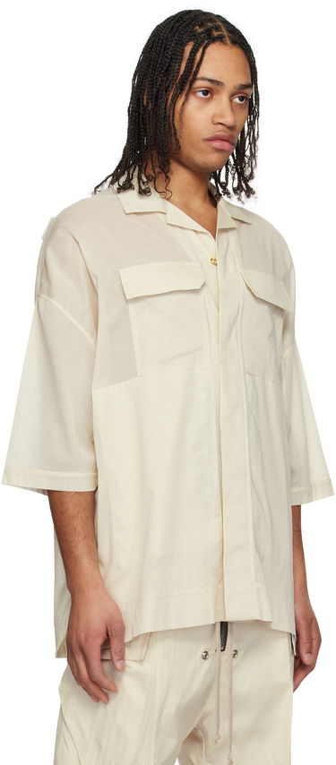 Skjorte Rick Owens Rick Owens Hollywood Magnum Tommy Shirt Beige | RU01E5298 CV, 1