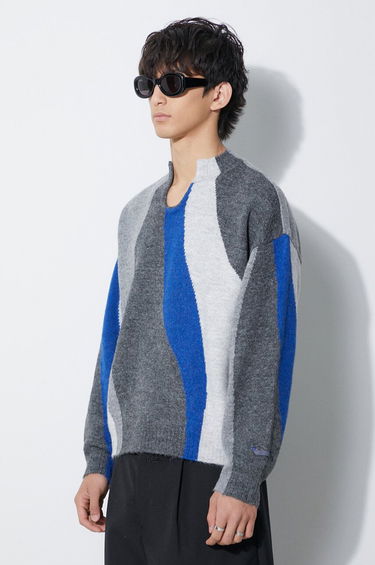Sweater ADER ERROR Batia Knit Mock Neck Sweater Grå | BMADFWKT0301, 0