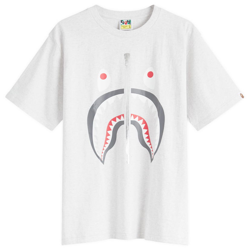 T-shirt BAPE Classic Shark Graphic T-Shirt Hvid | 001TEK801003M-GRA