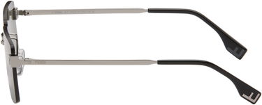 Solbriller FENDI Rectangular Rimless Sky Eyewear with Monogram Temples Grøn | FE40165UM6014N 840126859997, 2