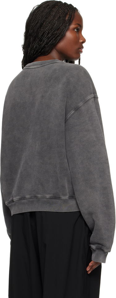 Sweatshirt Alexander Wang Embossed Logo Sweatshirt Grå | 4CC4241513, 2