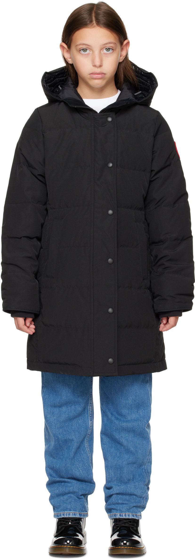 Puffer jakke Canada Goose Kids' Juniper Down Coat Sort | 4559Y