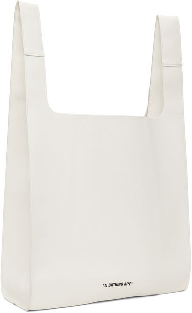 Mulepose BAPE A Bathing Ape 'I Love BAPE' Tote Bag Hvid | 001BAK802001L, 2