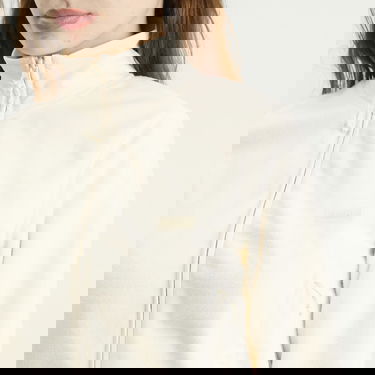 Jakke SKIMS Fleece Lounge Shrunken Zip Up Jacket Beige | ZU-ZUP-9935W-ECU, 5