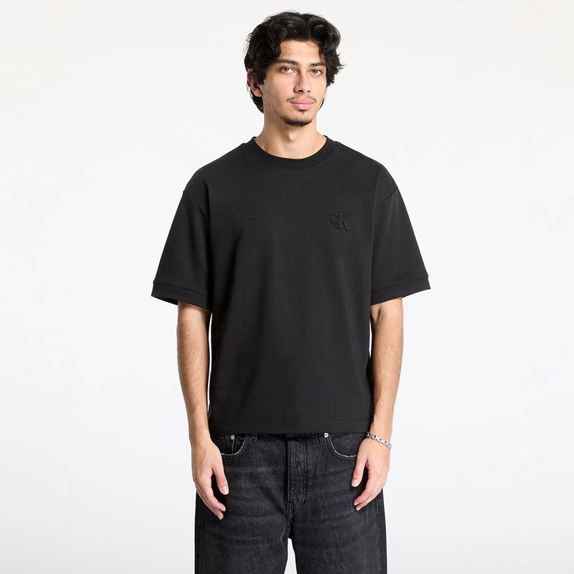 T-shirt CALVIN KLEIN Calvin Klein Jeans Interlock T-Shirt Sort | J30J326757 BEH