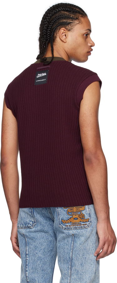 Tanktop Y/PROJECT Jean Paul Gaultier Edition Argyle Mesh Tank Top Gul | YPJPGTS5-S24, 2
