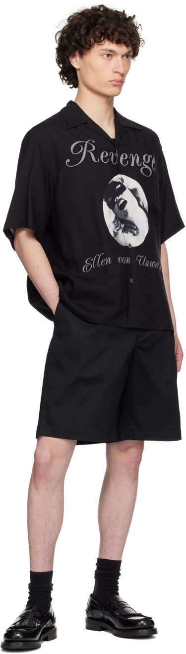Skjorte WACKO MARIA WACKO MARIA 'Ellen Von Unwerth' Resort Shirt Sort | EVU-WM-HI01, 3