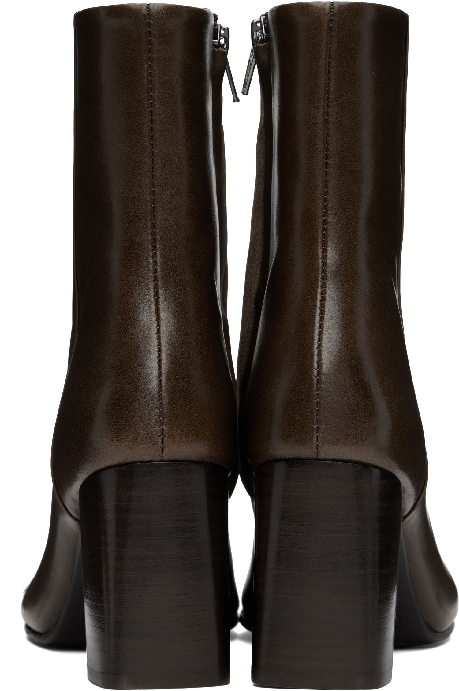 Sneakers og sko LEMAIRE Anatomic 80mm Heel Boots Brun | FO0134 LL0078, 1