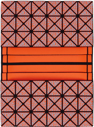 Tegnebog BAO BAO ISSEY MIYAKE Geometric Pattern Card Holder Orange | BB47AG324, 2