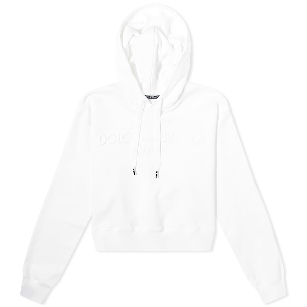 Sweatshirt Dolce & Gabbana Logo Pull Over Hood White Hvid | F9O00ZG7EHL-W0800, 0