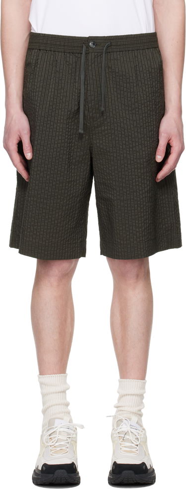 Shorts MAISON KITSUNÉ Maison Kitsuné Elasticated Bermuda Shorts Grøn | OM01406WC5032, 0