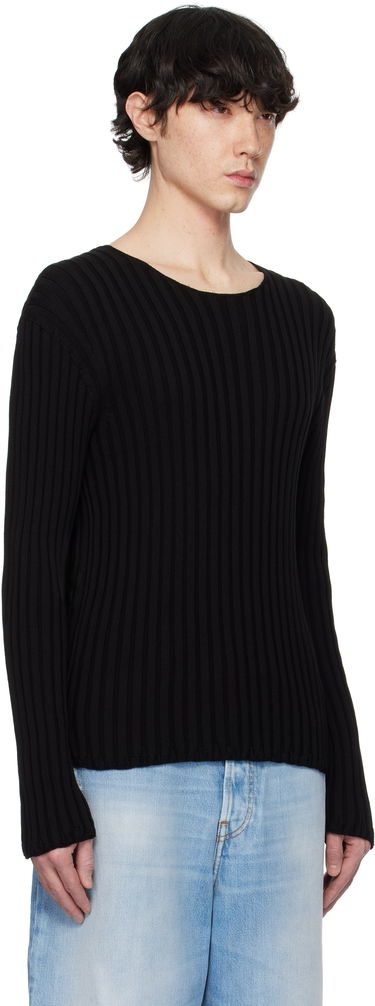 Sweater Acne Studios Acne Studios Ribbed Sweater Sort | C60098-, 1