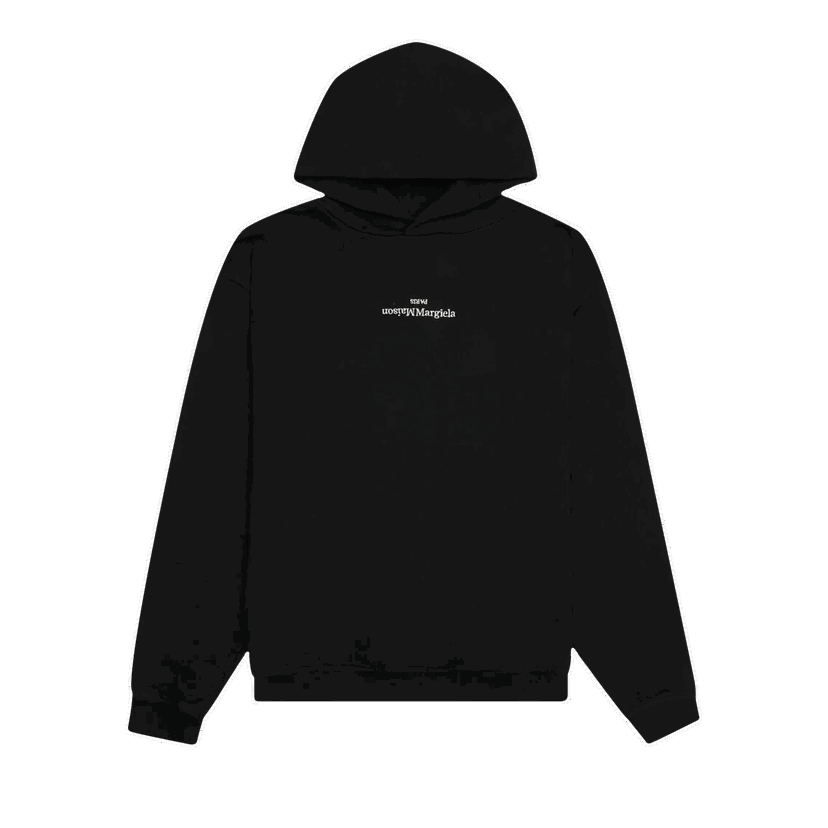 Sweatshirt Maison Margiela Maison Margiela Logo Hoodie Sort | S50GU0167 S25503 962