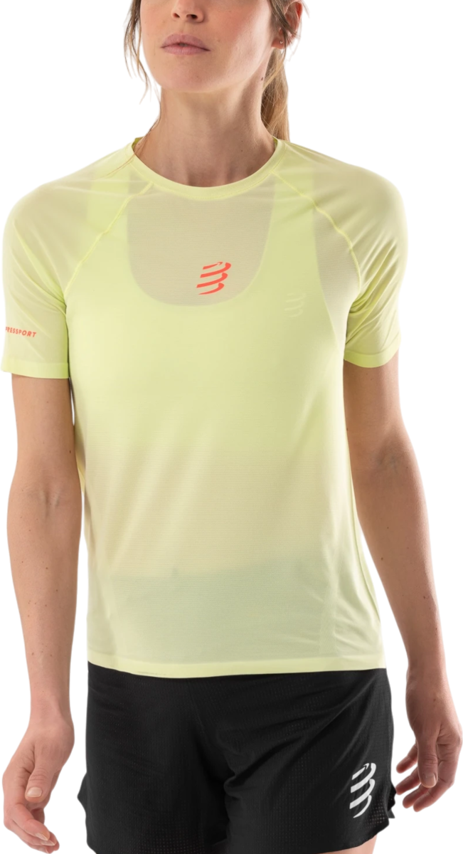 T-shirt Compressport Trail Running Short Sleeve T-Shirt Gul | atsw3646-atsw3646040