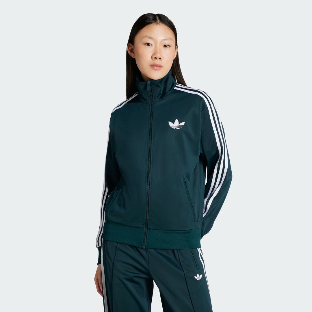 Jakke adidas Performance Adicolor Classic Firebird Loose Track Jacket Grøn | KD2525, 0