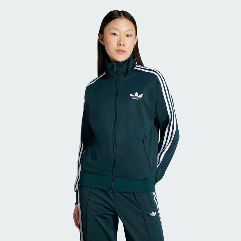 Jakke adidas Performance Adicolor Classic Firebird Loose Track Jacket Grøn | KD2525