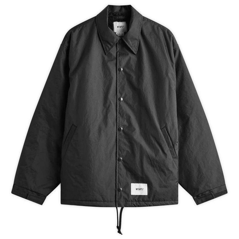 Vindjakke WTAPS Boa Lined Coach Jacket Sort | 242TQDT-JKM01-BLK