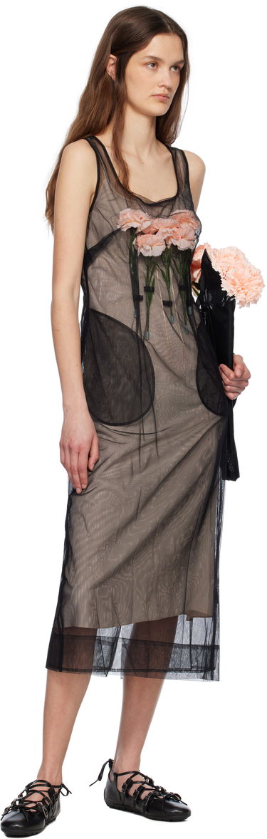 Tøj Simone Rocha Simone Rocha Ghillie Grip Ballerina Flats Sort | BPT2 0777, 4