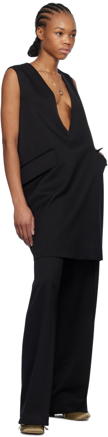 Kjole Maison Margiela Wool Minidress Sort | S52DA0046 M35153, 3
