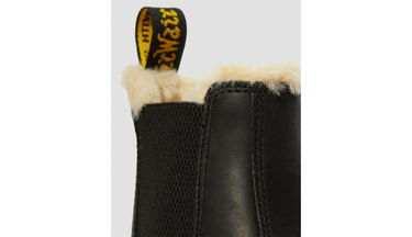 Sneakers og sko Dr. Martens 2976 Leonore Faux Fur Lined Chelsea Sort | DM21045001, 3