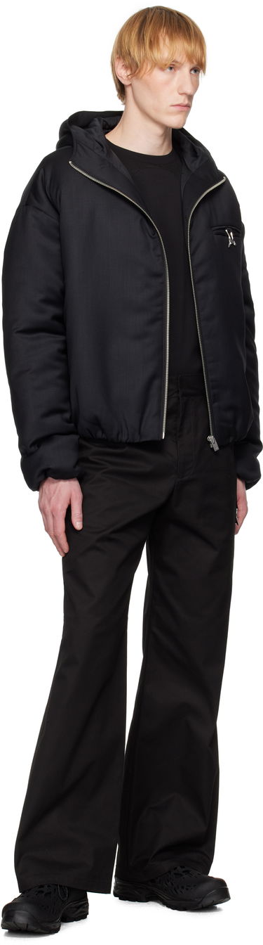 Jakke HELIOT EMIL Haptic Tailored Hooded Jacket Sort | SS25_M_02_153_BLK01, 3