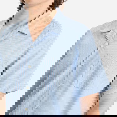 Skjorte Universal Works Universal Works Vila Stripes Sal Road Shirt, Size X-Large Blå | P32052-BLU, 5