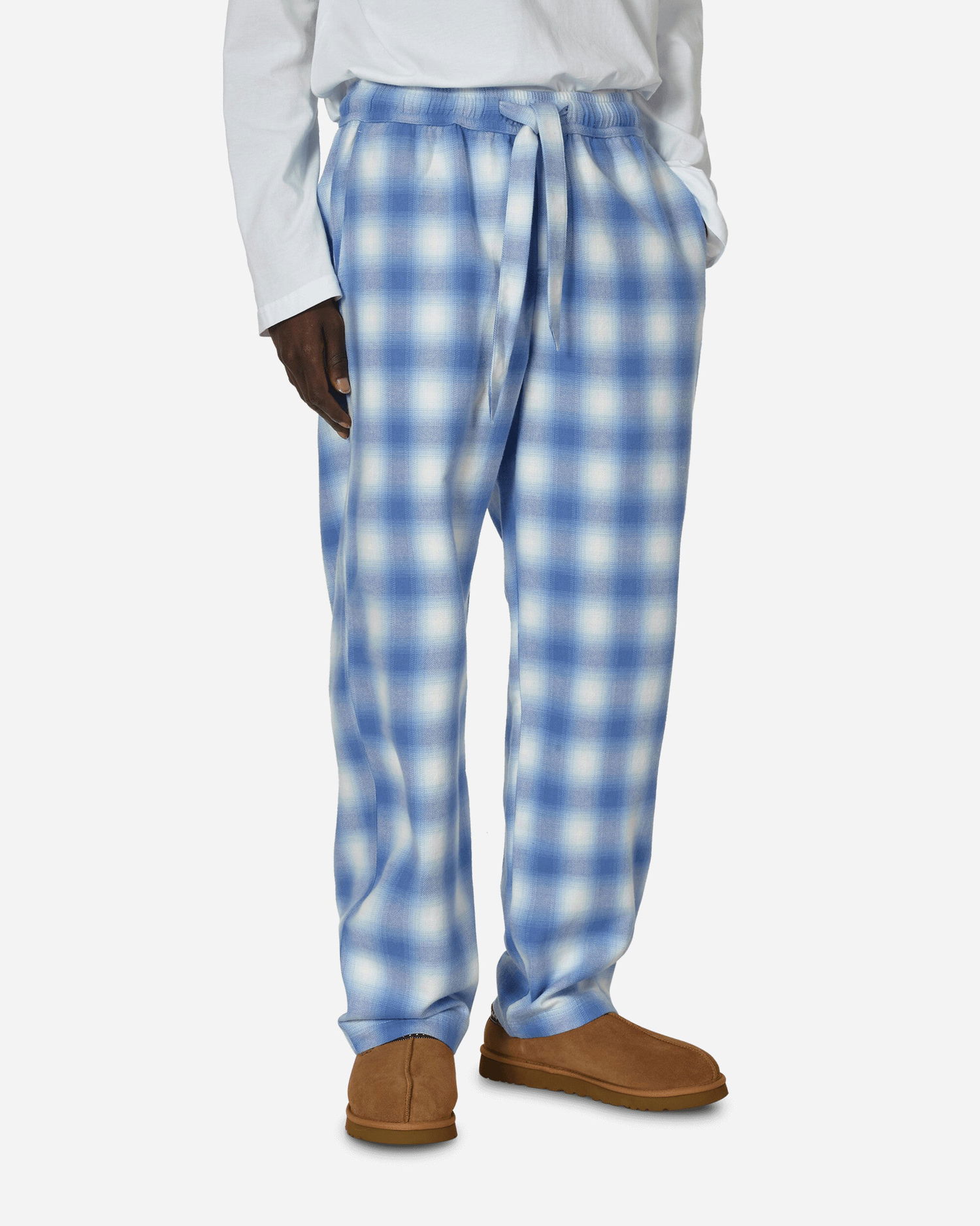 Pyjamas TEKLA Flannel Plaid Pijamas Pants Blå | SWP-LIBLPL LIBLPL, 1