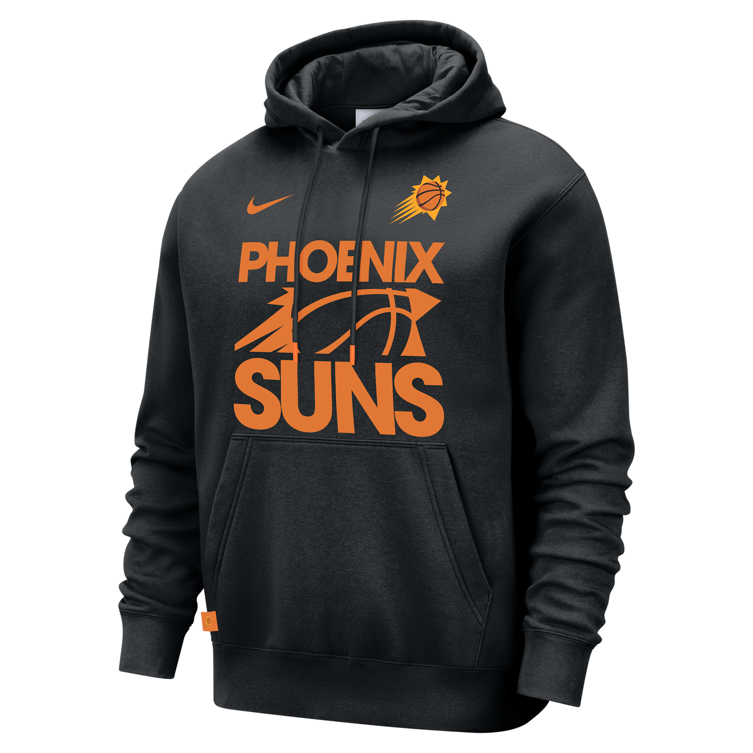 Sweatshirt Nike Nike NBA Phoenix Suns Club Courtside Hoodie Sort | FZ7699-010, 1
