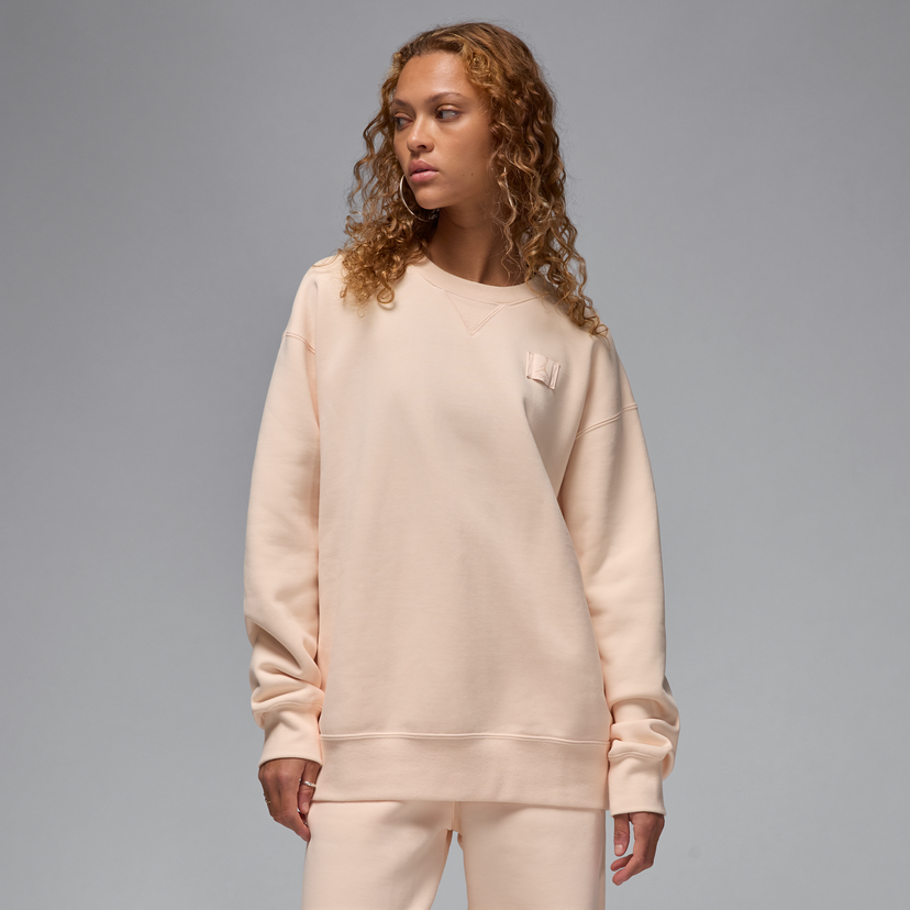 Sweatshirt Jordan Jordan Flight Fleece Crewneck Beige | FV7053-838