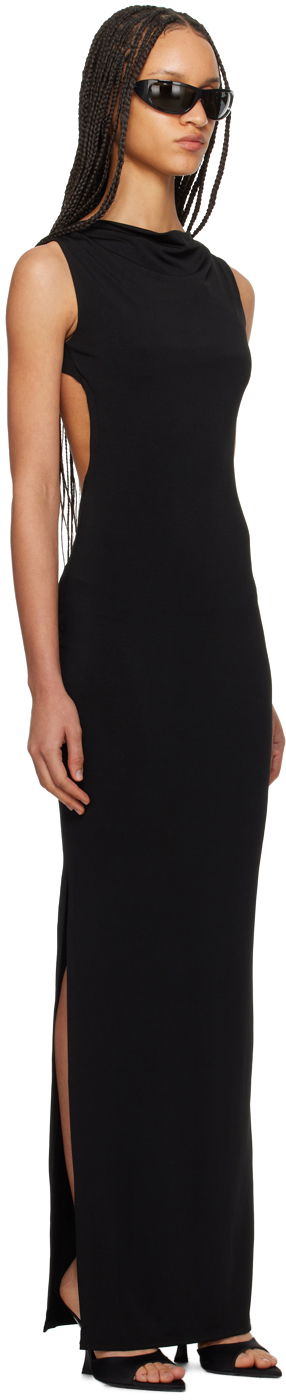 Kjole Miaou Miaou Selena Maxi Dress Sort | 5047VISBLK, 1