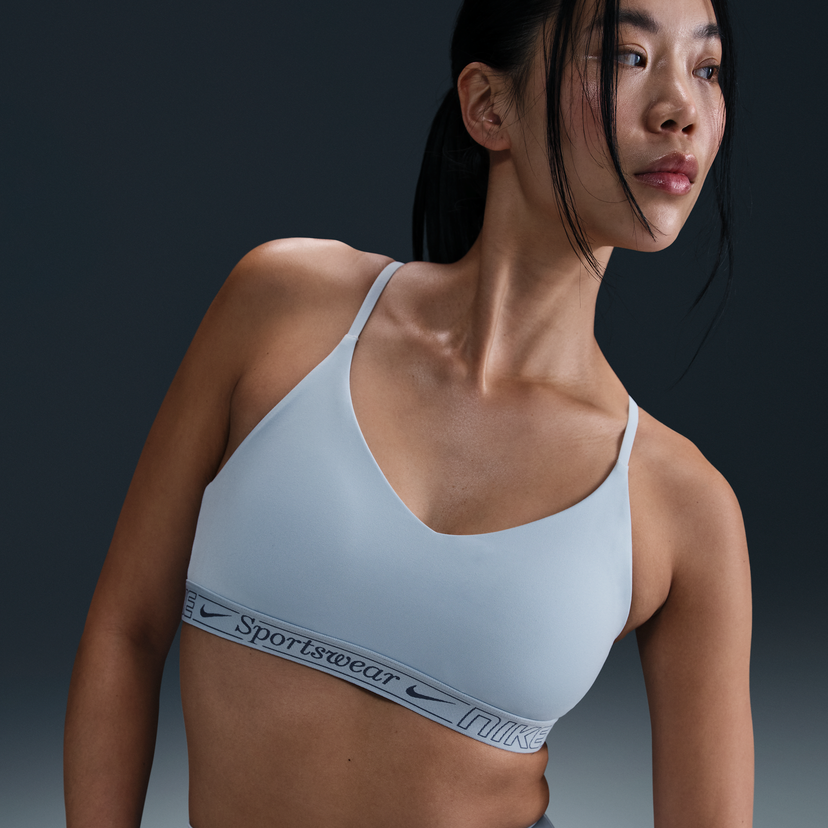Bh Nike Nike Indy Lightly Lined Adjustable Sports Bra Blå | HV6953-440