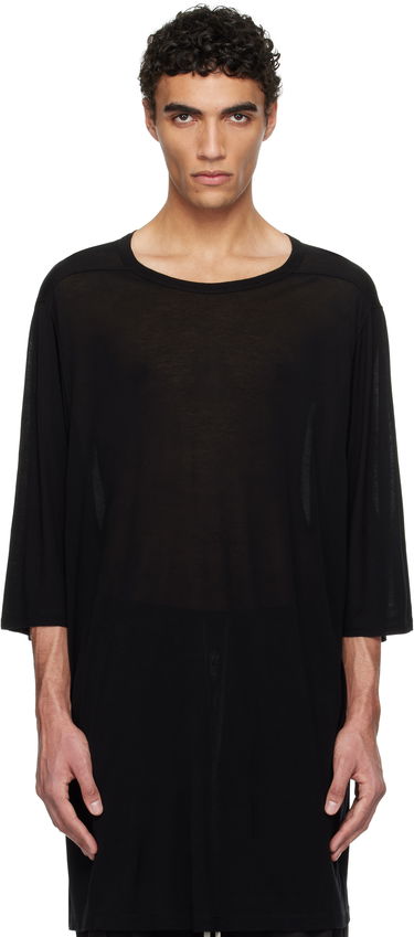 T-shirt Rick Owens Rick Owens Hollywood Jumbo Short Sleeve T-Shirt Sort | RU01E5274 JS, 0