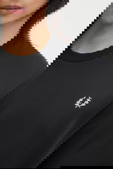 Sweatshirt Fred Perry Fred Perry Crew Neck Sweatshirt M1369 Sort | M1369, 3