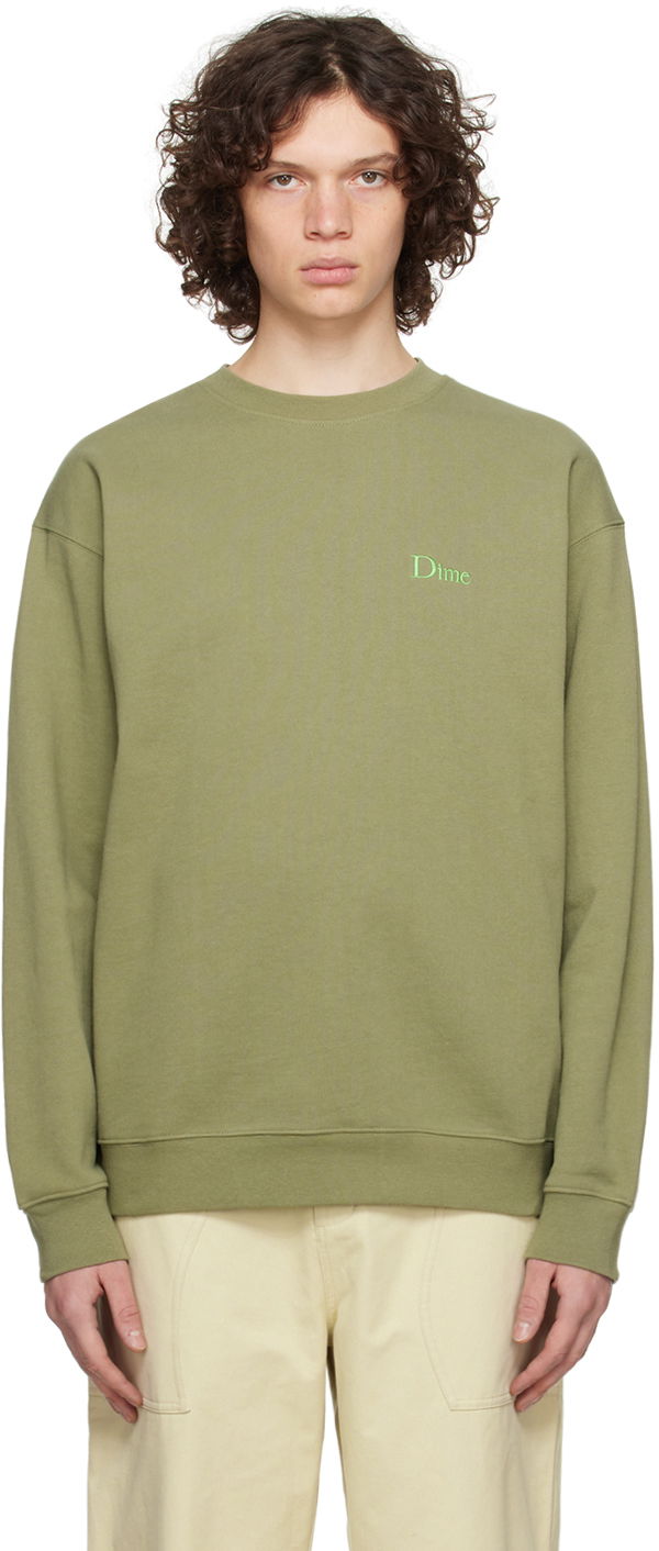 Sweatshirt Dime Classic Sweatshirt Grøn | DIME23D2F17GRN, 0