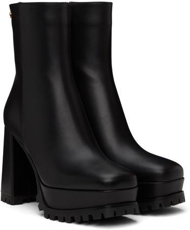 Sneakers og sko Gianvito Rossi Gianvito Rossi Harlem Platform Ankle Boots Sort | G73178.70GOM.VGINERO, 3