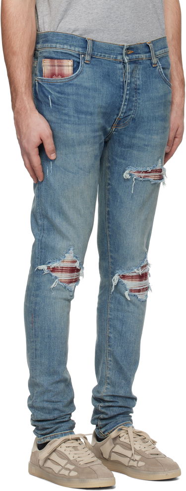 Jeans AMIRI Quad Plaid MX1 Jeans Blå | AMDNSY1104, 1