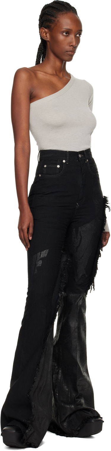 Jeans Rick Owens Concordians Bolan Bootcut Jeans Sort | RO02E4329 BMCCL, 3