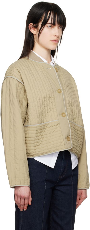 Bomberjakke rag & bone Rag & Bone Marley Quilted Jacket Beige | WAW25S20146114, 1