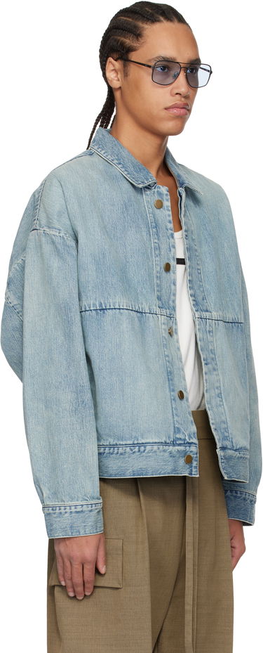 Jakke Fear of God Fear of God Trucker Denim Jacket Blå | FGE230-318DNM, 1